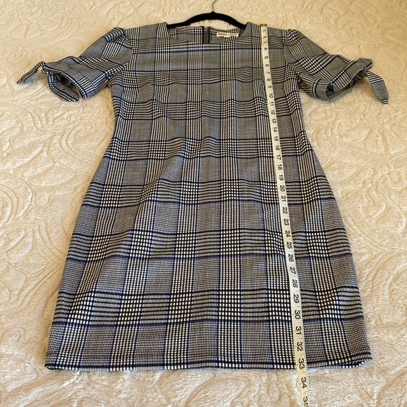 NWT  WOMENS DRESS BY INSPIRED HEARTS BLUE BLACK & WHITE PLAID SIZE LARGE - Picture 14 of 14